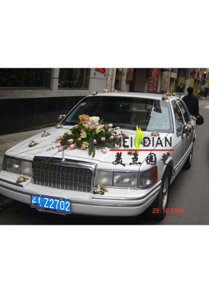 婚车扎花20