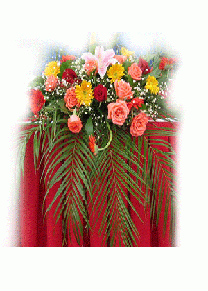 会议会务鲜花7