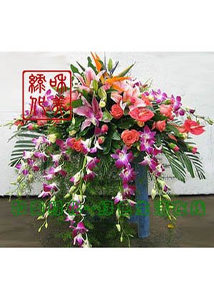 会议会务鲜花10
