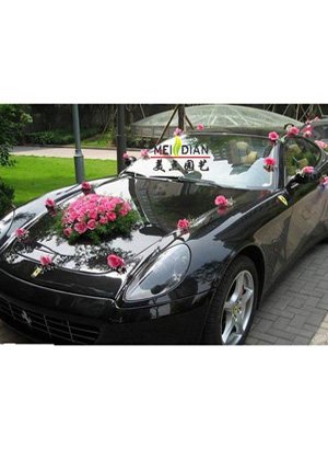婚车扎花15