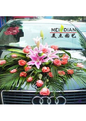 婚车扎花24