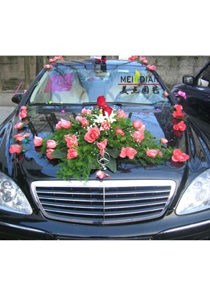 婚车扎花40